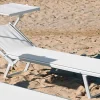 Chaise-longue da Giardino Contract con Parasole e Schienale Reclinabile - Arnold