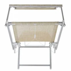 Chaise-longue da Giardino Contract con Parasole e Schienale Reclinabile - Arnold