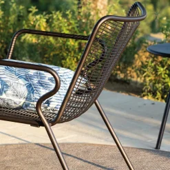 Chaise Longue da Giardino in Metallo Colorato Realizzata in Italia - Vikas