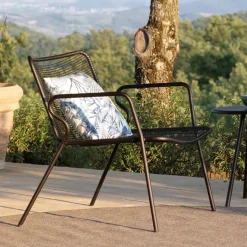 Chaise Longue da Giardino in Metallo Colorato Realizzata in Italia - Vikas