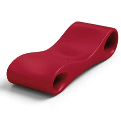 Chaise Longue da Giardino in Polietilene Colorato Made in Italy - Flores