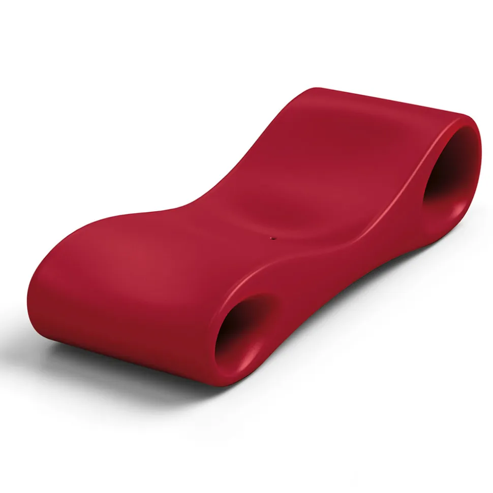 Chaise Longue da Giardino in Polietilene Colorato Made in Italy - Flores