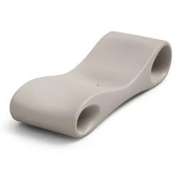 Chaise Longue da Giardino in Polietilene Colorato Made in Italy - Flores