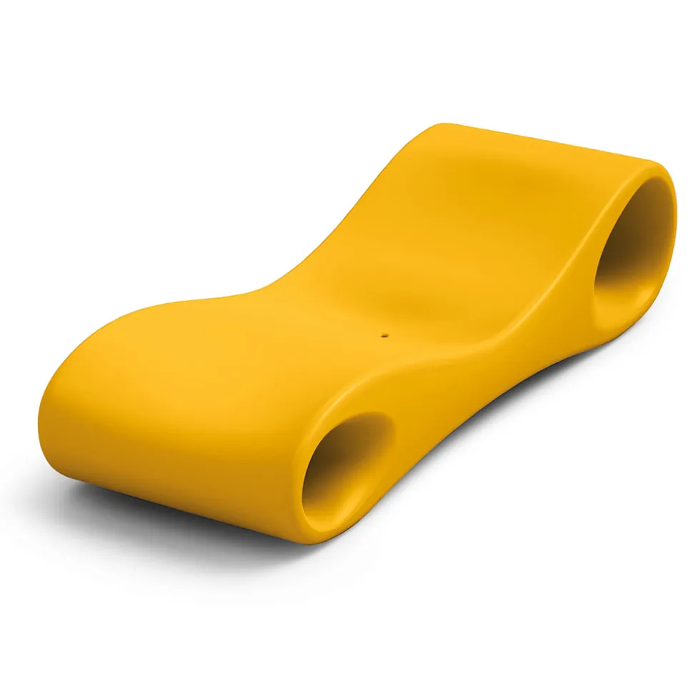 Chaise Longue da Giardino in Polietilene Colorato Made in Italy - Flores