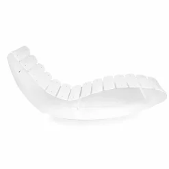 Chaise longue di design in plexiglass trasparente Josue made in Italy