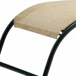 2 Chaise Longue Impilabili da Esterno in Metallo e Tessuto Made in Italy - Perlo