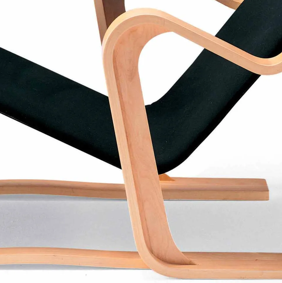 Chaise Longue in Legno con Seduta in Cotone Made in Italy - Formentera
