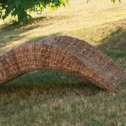 Chaise Longue per Esterno in Intreccio di Banano con Poggiatesta - Jolanda