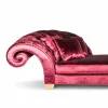 Chaise lounge classica in tessuto 100% Made in Italy Basco