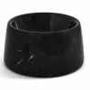 Ciotola per Cani e Gatti Moderna in Marmo Bianco o Nero Made in Italy - Catt