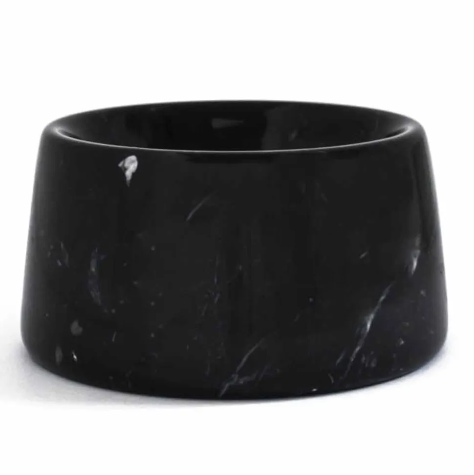 Ciotola per Cani e Gatti Moderna in Marmo Bianco o Nero Made in Italy - Catt