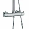 Colonna Doccia con Deviatore Integrato in Ottone Cromato Made in Italy - Griso