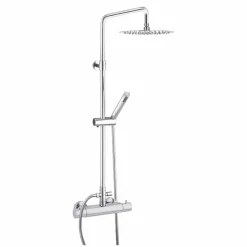 Colonna Doccia con Soffione Ultrasottile in Acciaio Made in Italy - Studio