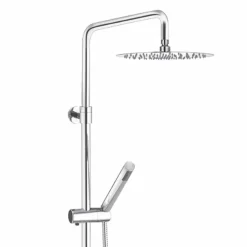 Colonna Doccia con Soffione Ultrasottile in Acciaio Made in Italy - Studio