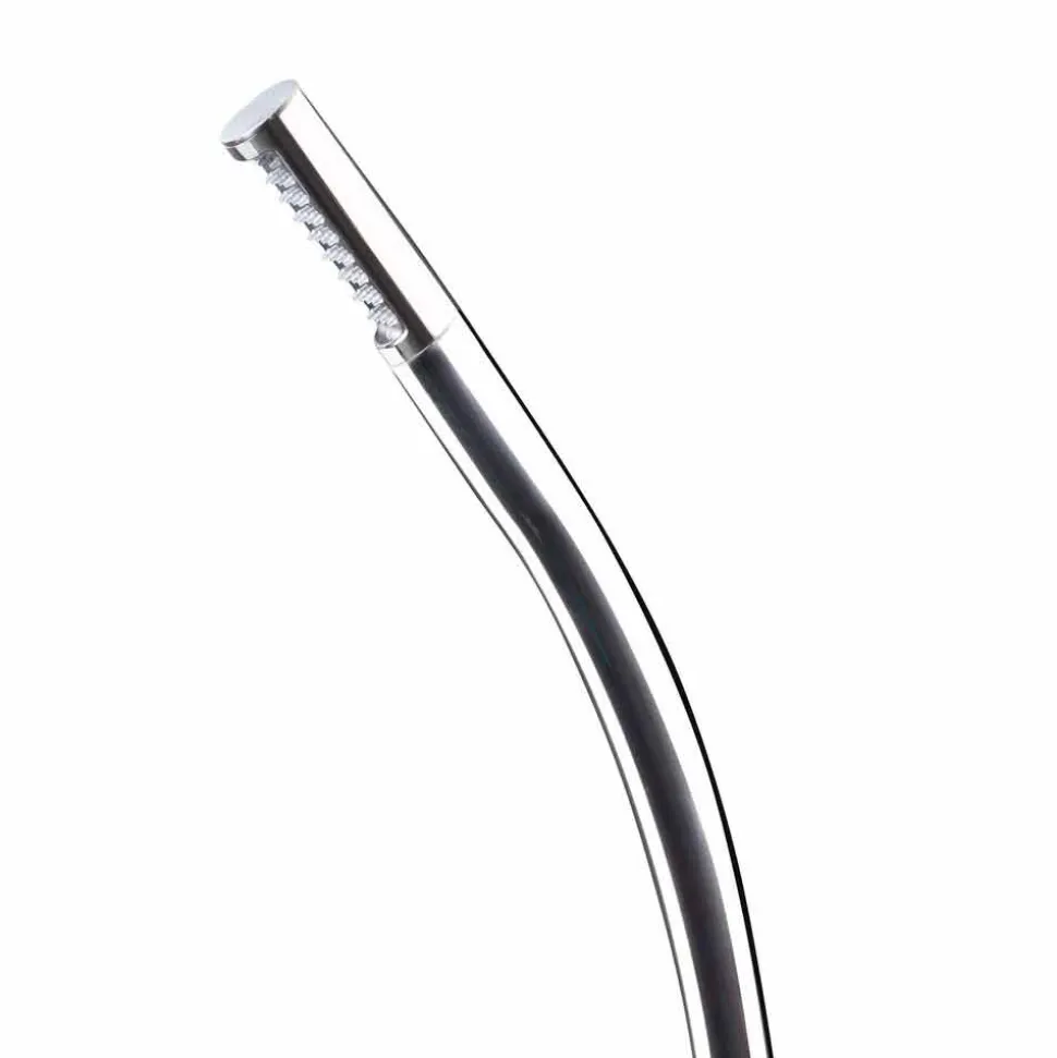 Colonna Doccia da Esterno in Acciaio con Soffione a Incasso Made in Italy - Yuki