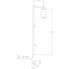 Colonna Doccia da Giardino in Acciaio Inox Cromato Made in Italy - Modeo