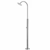 Colonna Doccia Esterna in Acciaio Cromato con Miscelatore Made in Italy - Norton