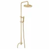 Colonna Doccia in Ottone con Doccia in Abs e Soffione Made in Italy - Cappa