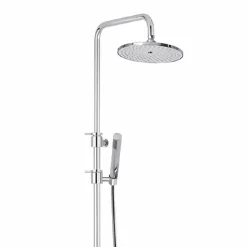 Colonna Doccia in Ottone con Doccia in Abs e Soffione Made in Italy - Cappa
