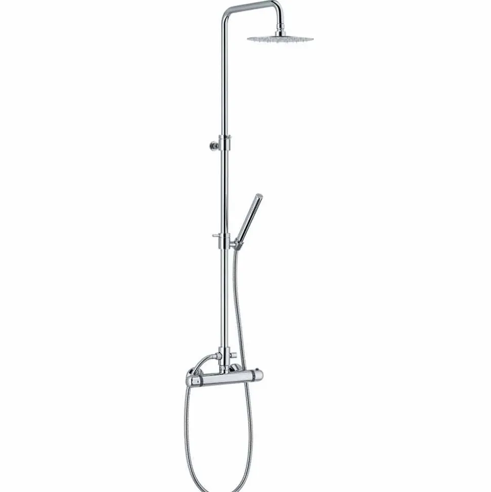 Colonna Doccia in Ottone con Miscelatore Termostatico Made in Italy - Gallo