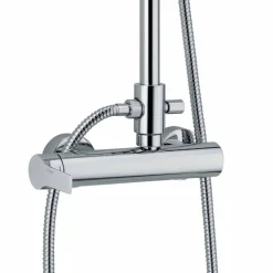 Colonna Doccia in Ottone con Soffione e Doccia in ABS Made in Italy - Padula