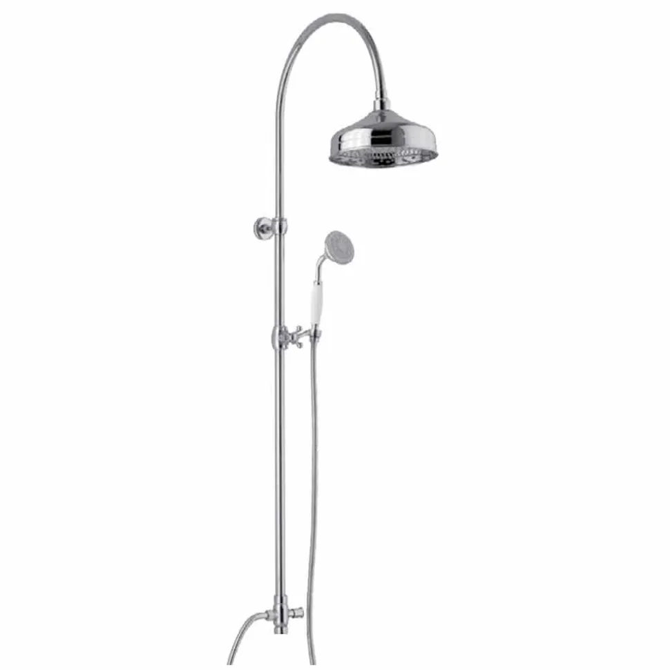 Colonna Doccia in Ottone con Soffione e Doccetta in Abs Made in Italy - Rimo