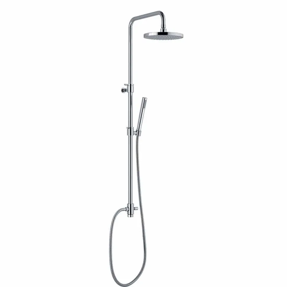 Colonna Doccia in Ottone Cromato Telescopica e Orientabile Made in Italy - Naspo