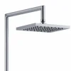 Colonna Doccia in Ottone Cromato con Soffione e Flessibile Made in Italy - Cunio