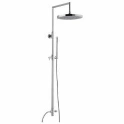 Colonna Doccia in Ottone Cromato con Doccetta in Abs Made in Italy - Selvio