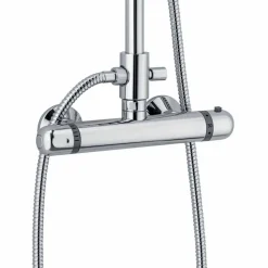 Colonna Doccia Moderna in Ottone Finitura Cromata Made in Italy - Gallo