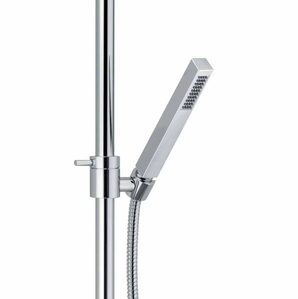 Colonna Doccia Moderna in Ottone Finitura Cromata Made in Italy - Gallo