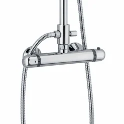 Colonna Doccia Moderna in Ottone Finitura Cromata Made in Italy - Gallo