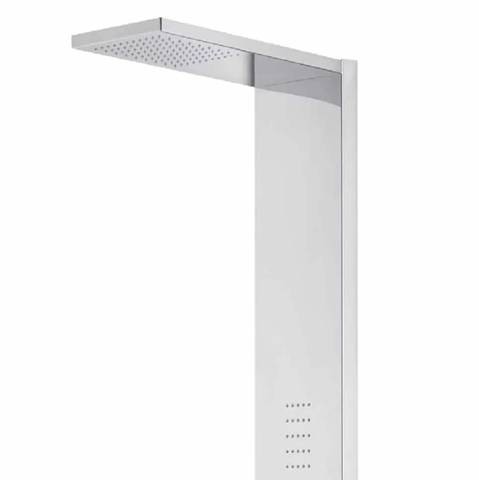 Colonna Doccia Pannello in Acciaio con Soffione a Pioggia Made in Italy - Sailor