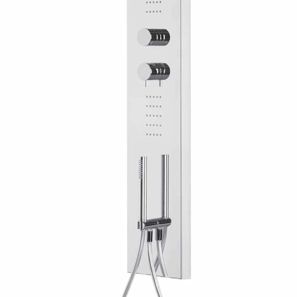 Colonna Doccia Pannello in Acciaio con Soffione a Pioggia Made in Italy - Sailor