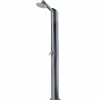 Colonna Doccia Solare da Giardino in Acciaio Inox Nero Made in Italy - Werner