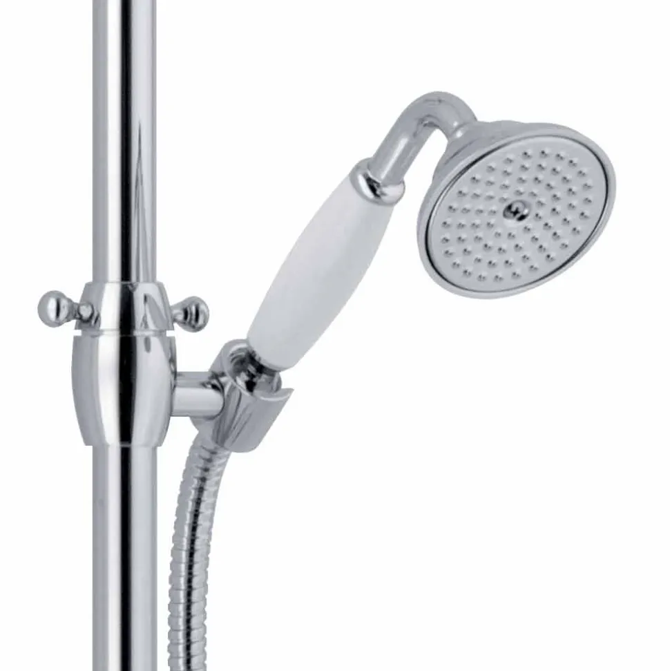 Colonna Doccia Telescopica in Ottone Design Classico Made in Italy - Nesto