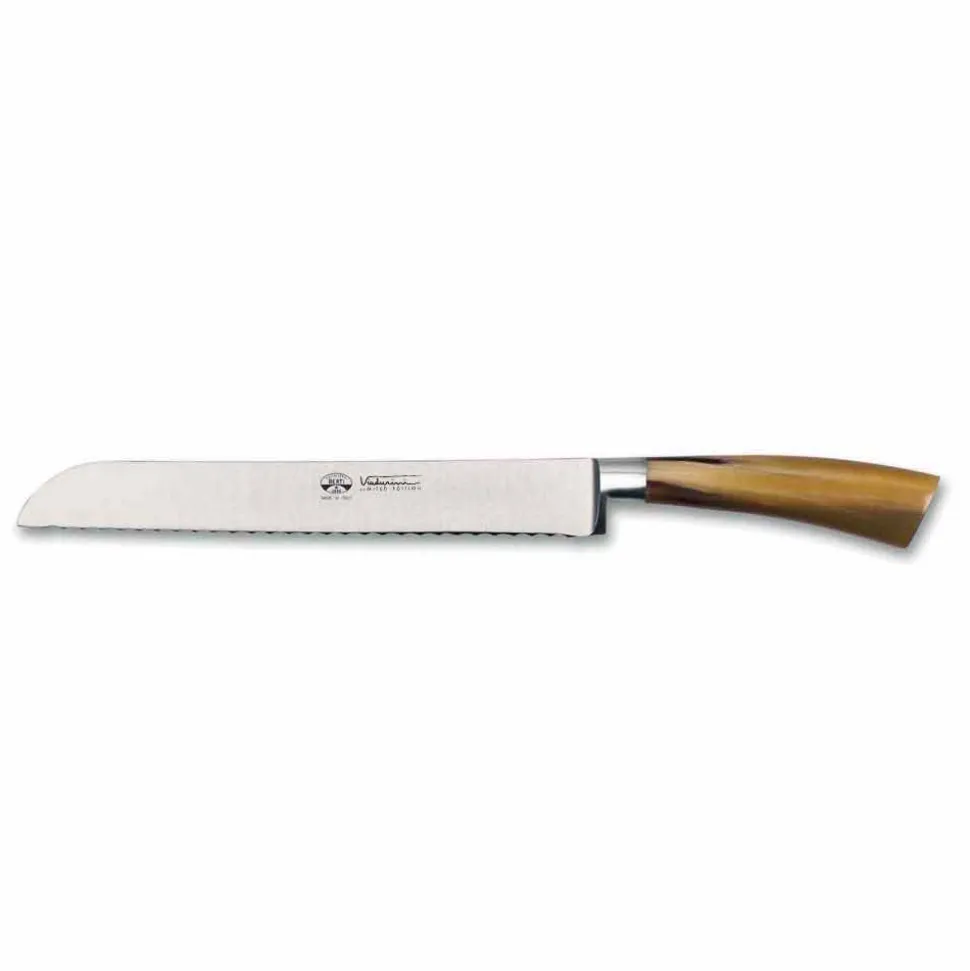 Coltello da Pane Insieme con Ceppo, Berti in Esclusiva per Viadurini - Gualdo
