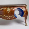 Comò con piano in marmo e decori ottone di design,made in Italy, Gildo