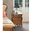 Comodino Classico 3 Cassetti di Lusso Legno Noce Made in Italy - Cambrige