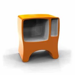 Comodino Design in Solid Surface Catodico Made in Italy