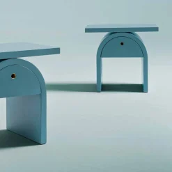 Comodino Moderno Design in Legno Colorato per la Camera da Letto - Arcom