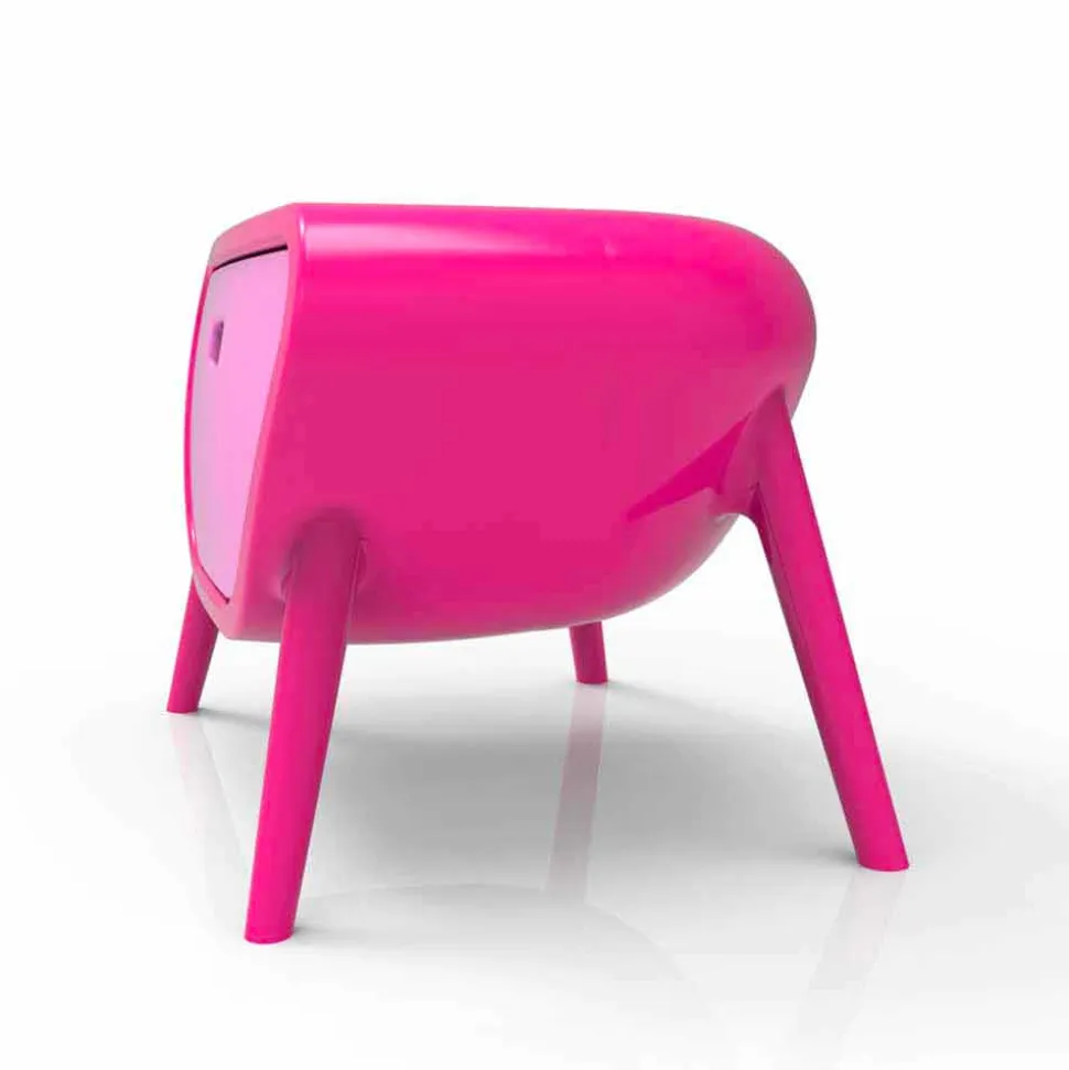 Comodino Moderno Design Little Gauche Made in Italy