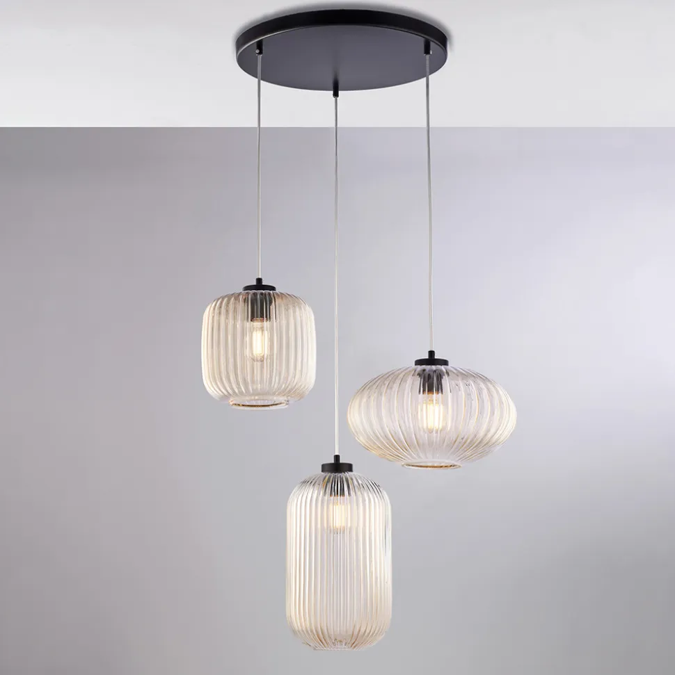 Complemento Luminoso di Design in Vetro e Metallo Made in Italy - Tucana