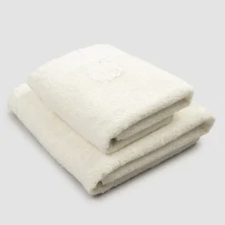 Completo Asciugamano Viso e Asciugamano Ospite in Spugna e Misto Lino - Kilim