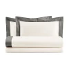 Completo Letto King Size in 100% Cotone e 10% Raso di Cotone - Dettaglio