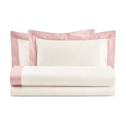 Completo Letto King Size in 100% Cotone e 10% Raso di Cotone - Dettaglio