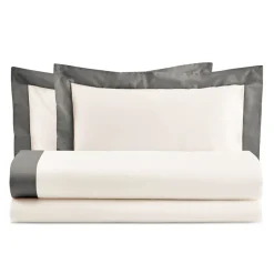 Completo Letto Matrimoniale in 100% Cotone e 10% Raso di Cotone - Dettaglio