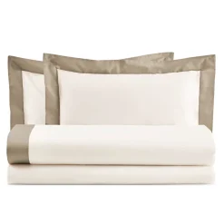 Completo Letto Matrimoniale in 100% Cotone e 10% Raso di Cotone - Dettaglio