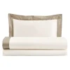 Completo Letto Una Piazza e Mezzo in 100% Cotone e 10% Raso di Cotone - Dettaglio