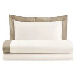 Completo Letto Una Piazza e Mezzo in 100% Cotone e 10% Raso di Cotone - Dettaglio